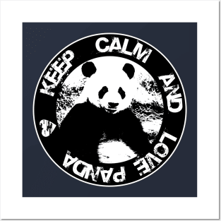 Keep Calm and Love Panda Posters and Art